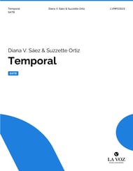 Temporal SATB choral sheet music cover Thumbnail
